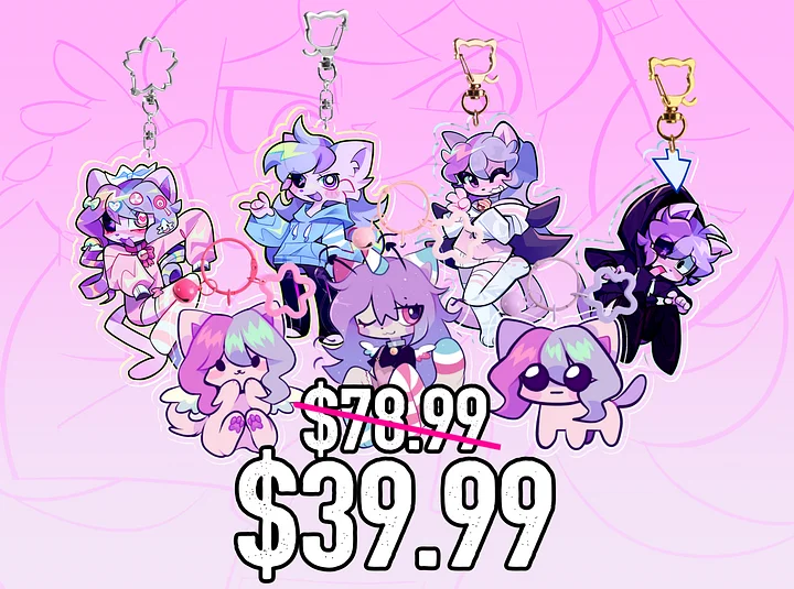 ULTIMATE ASH KEYCHAIN BUNDLE product image (1)