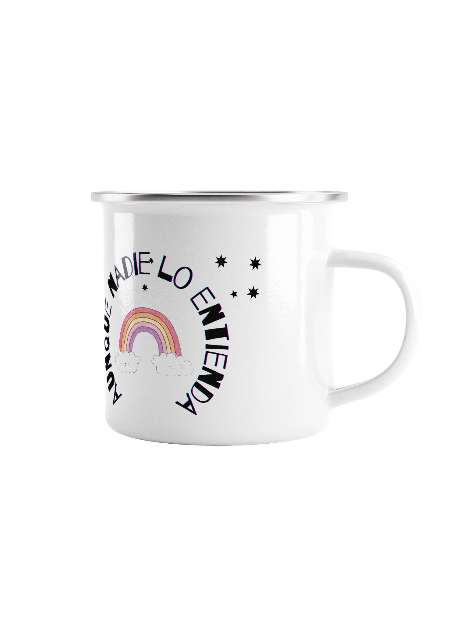 Whimsical Unicorn Adventure Enamel Mug product image (1)