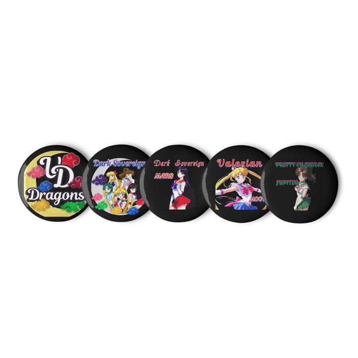 sailor moon badges product image (1)