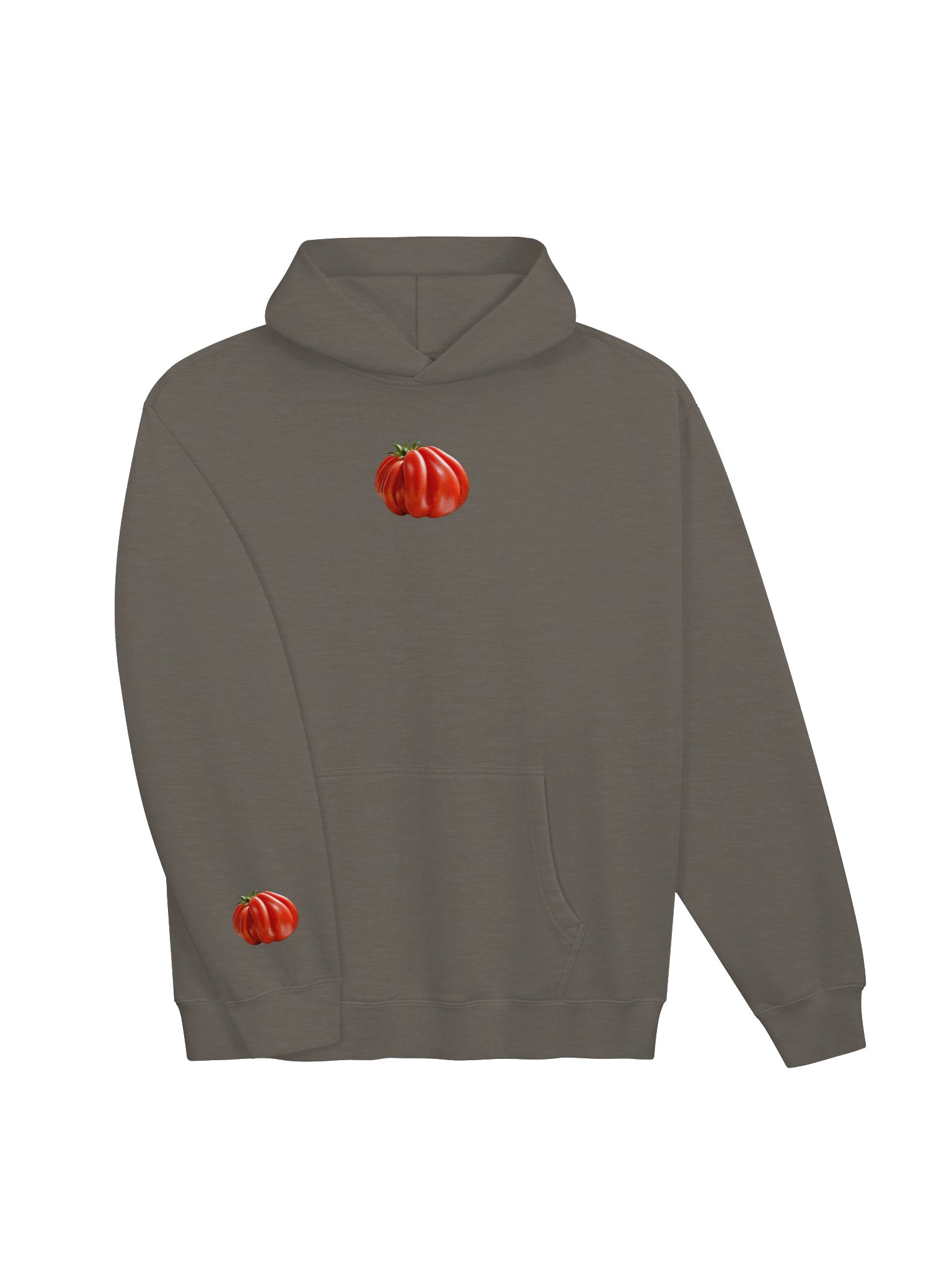 Heirloom Tomato Faded Hoodie | Men's Black Vintage-Wash Hoodie from Original Photo product image (12)