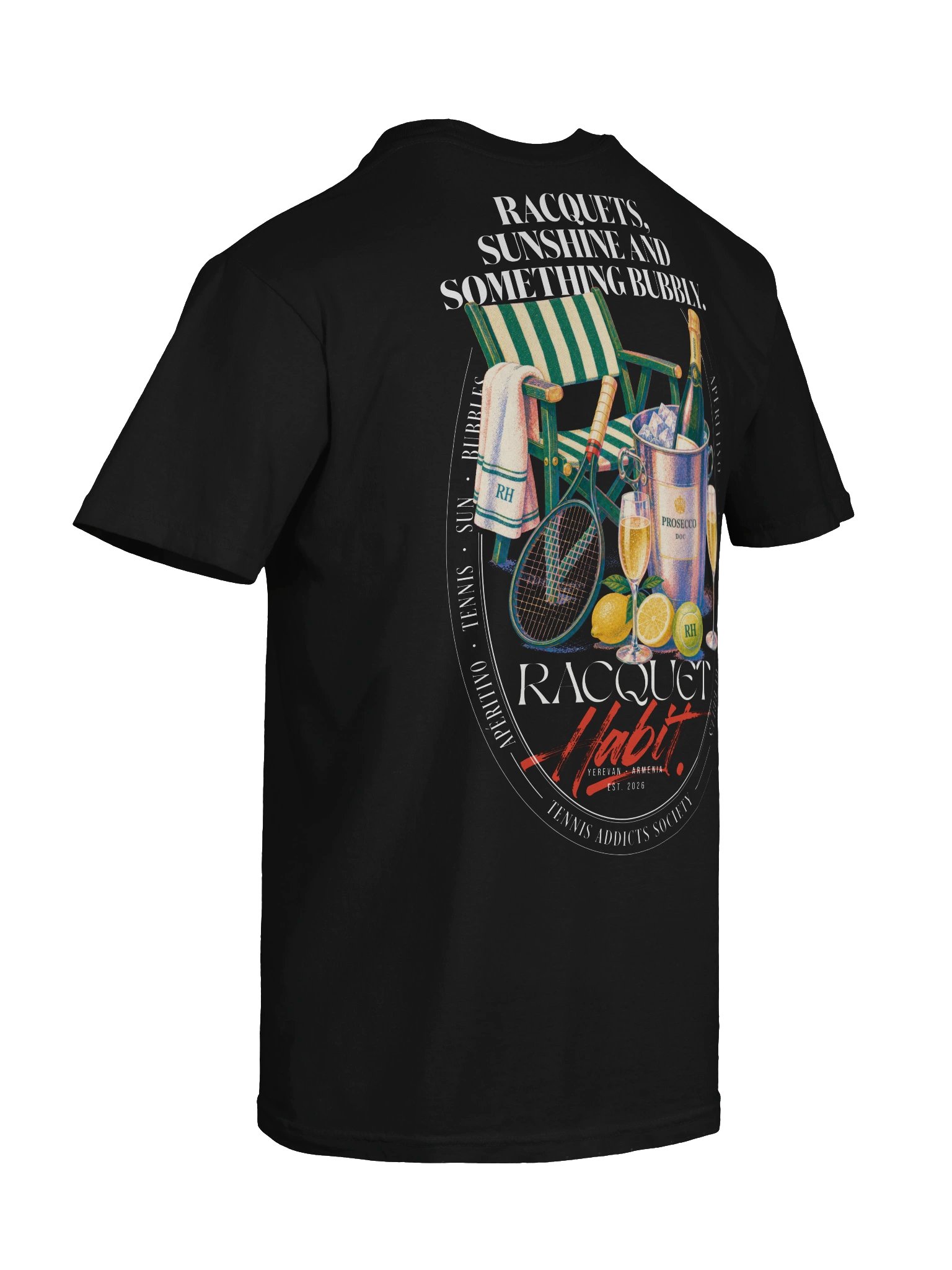 Racquets, Sunshine & Something Bubbly Oversized Night Tee product image (8)