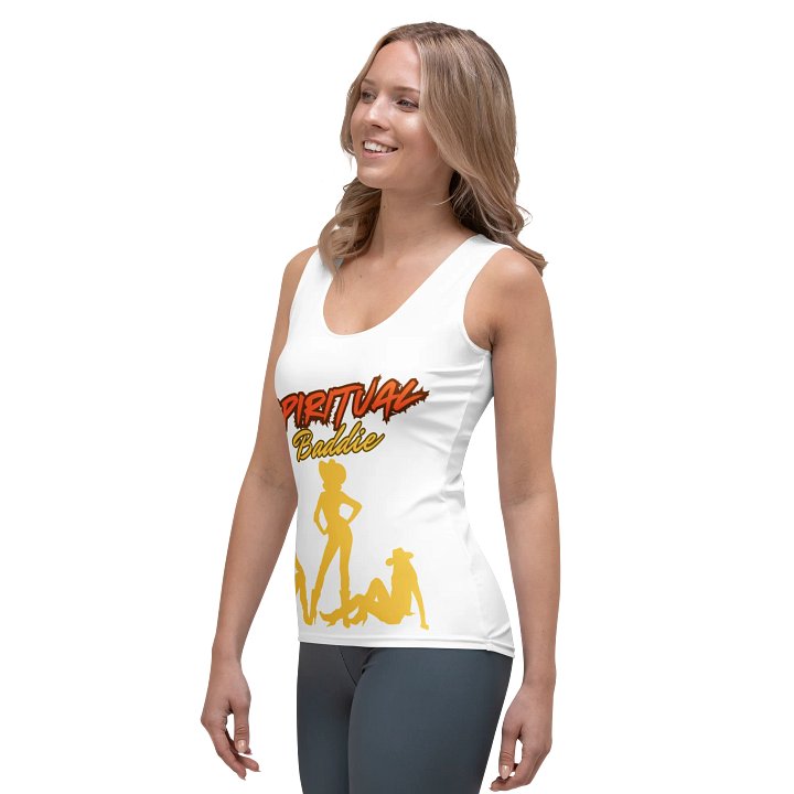 SPIRITUAL BADDIE WHITE TANK TOP product image (2)