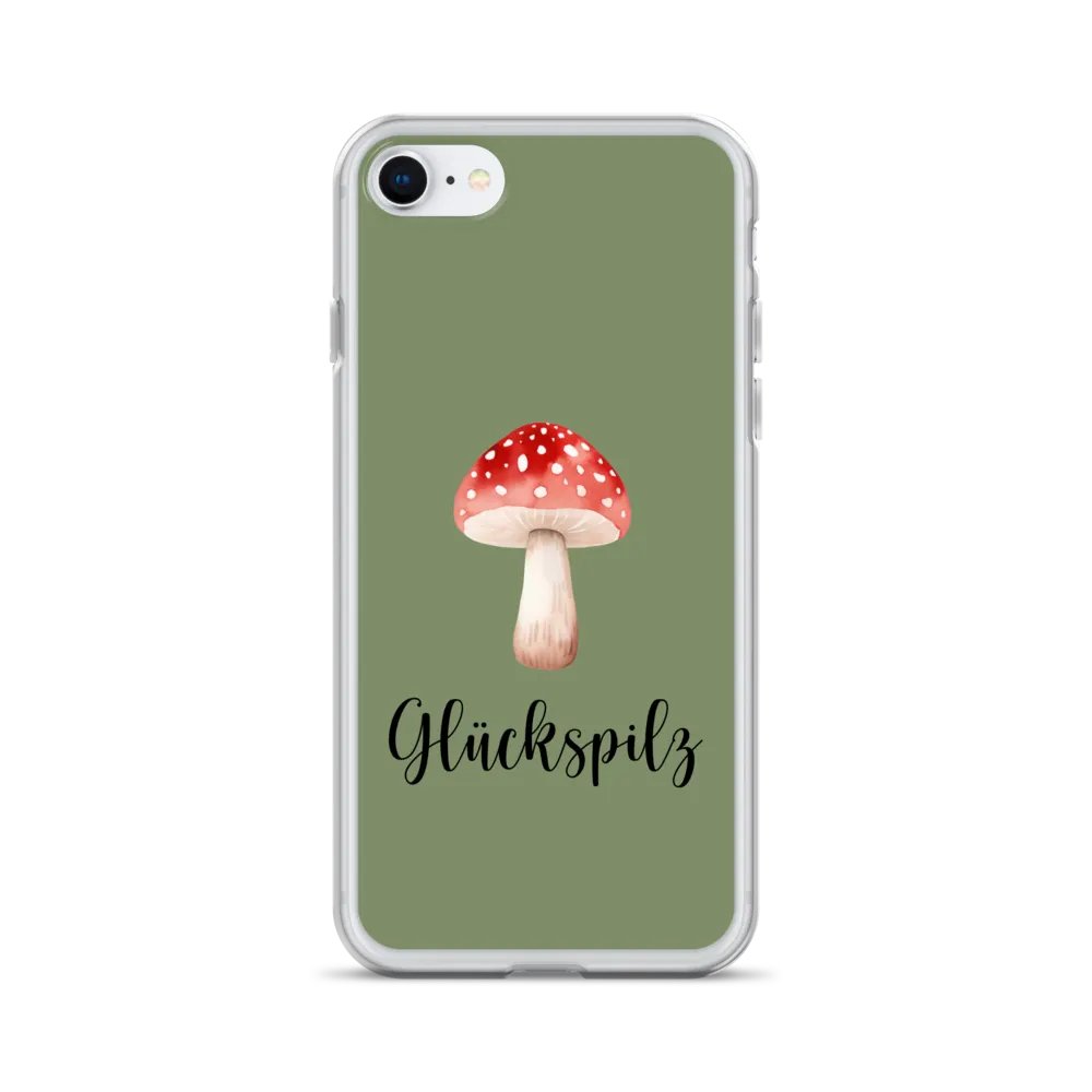 Glückspilz Lucky Mushroom iPhone Clear Case product image (4)