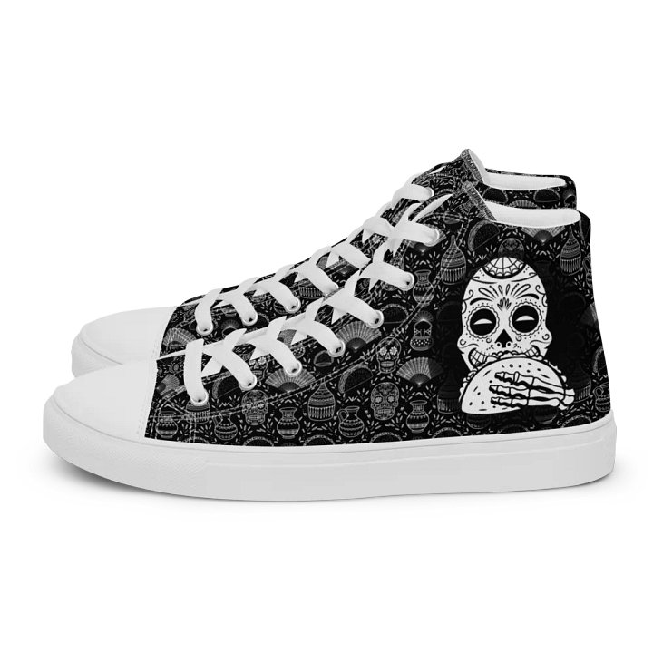 Taco Sugar Skull High Top White Female product image (1)