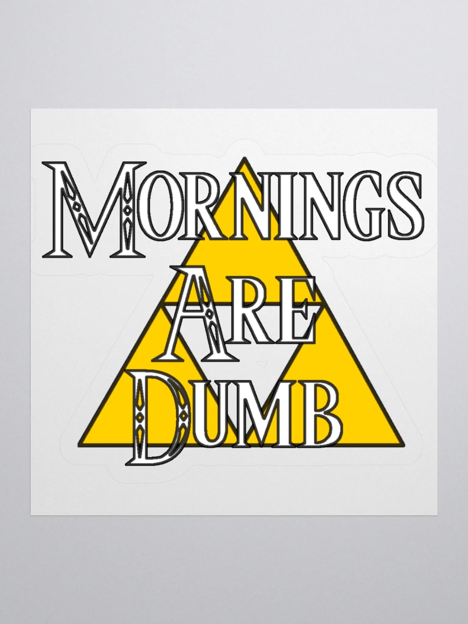 Dumb Mornings Sticker product image (1)