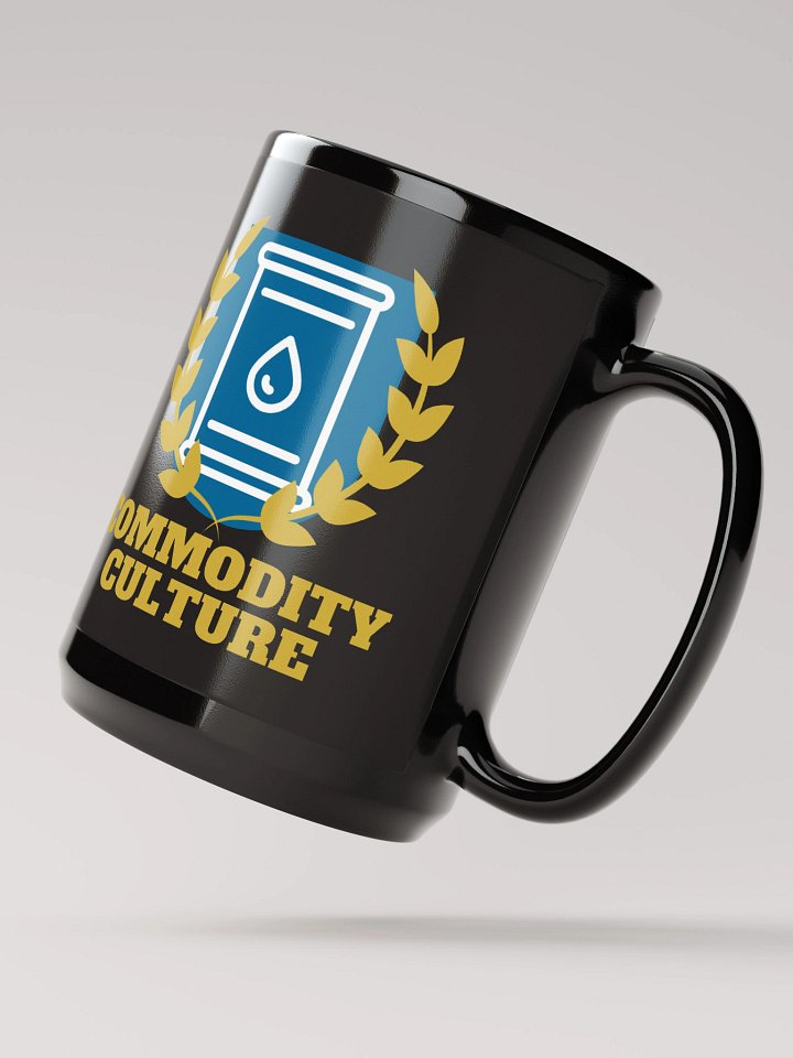 Commodity Culture Black Glossy Mug (15 oz.) product image (2)