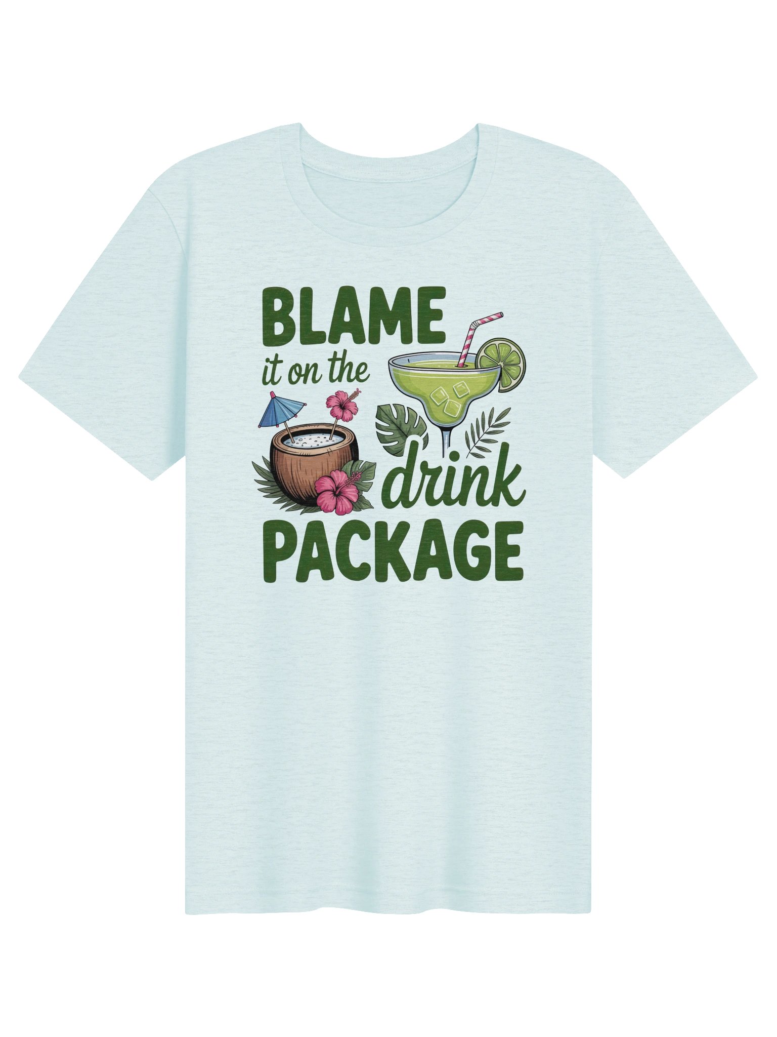 Blame It on the Drink Package T-Shirt | Funny Cruise Vacation Tee product image (3)