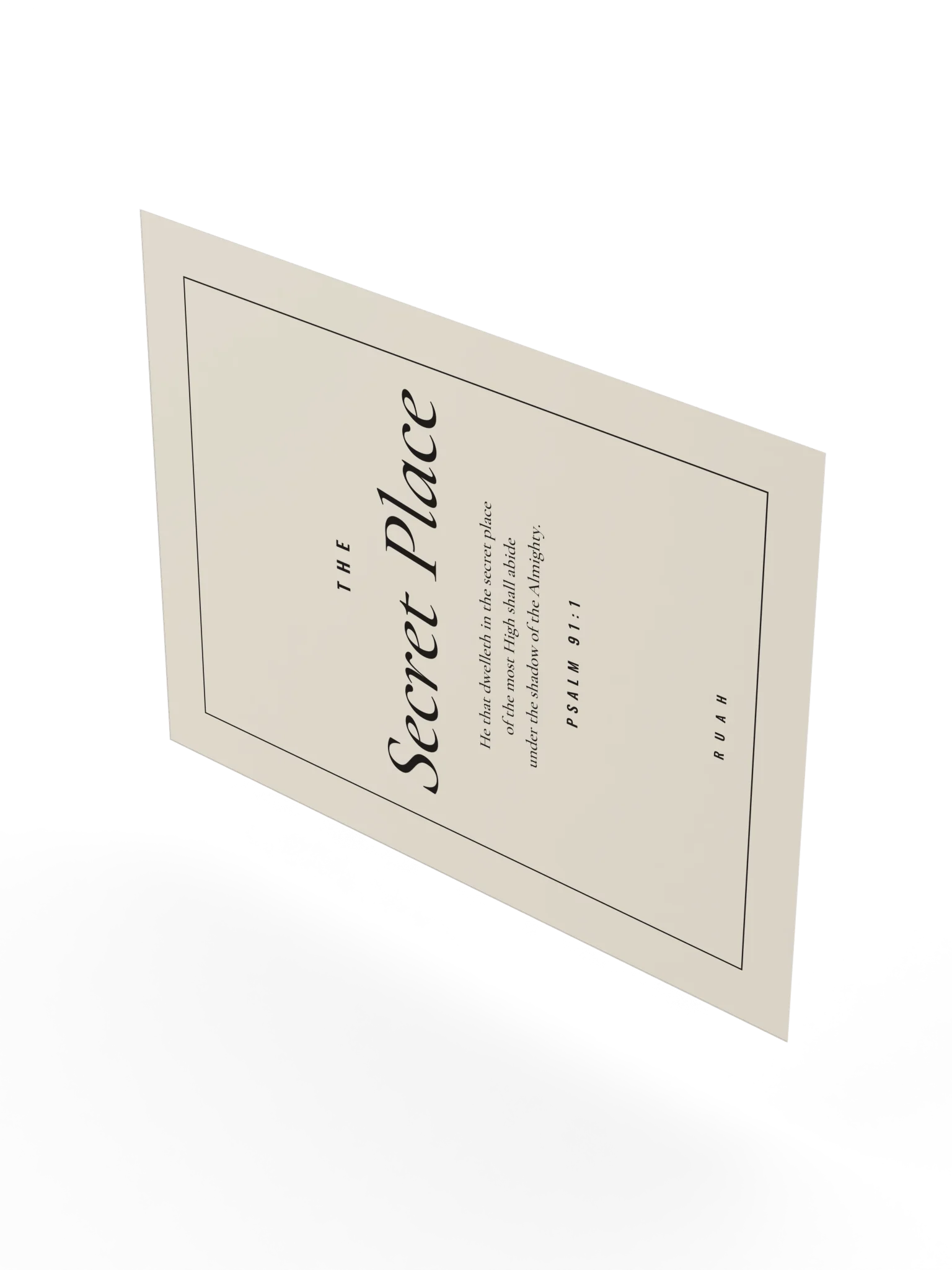The Secret Place: Psalm 91:1 Poster product image (15)
