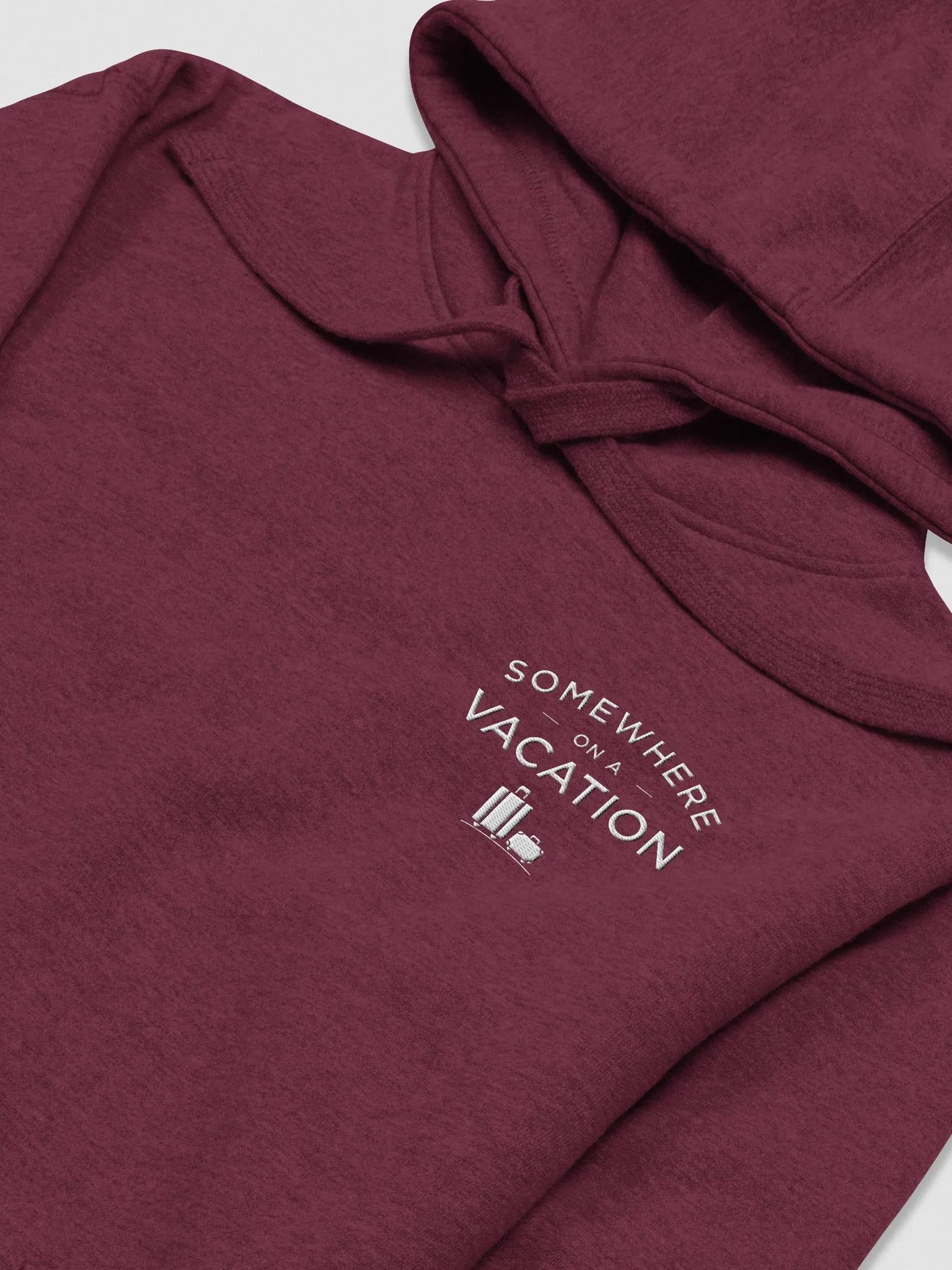 Somewhere on a Vacation Premium Unisex Embroidered Hoodie product image (24)