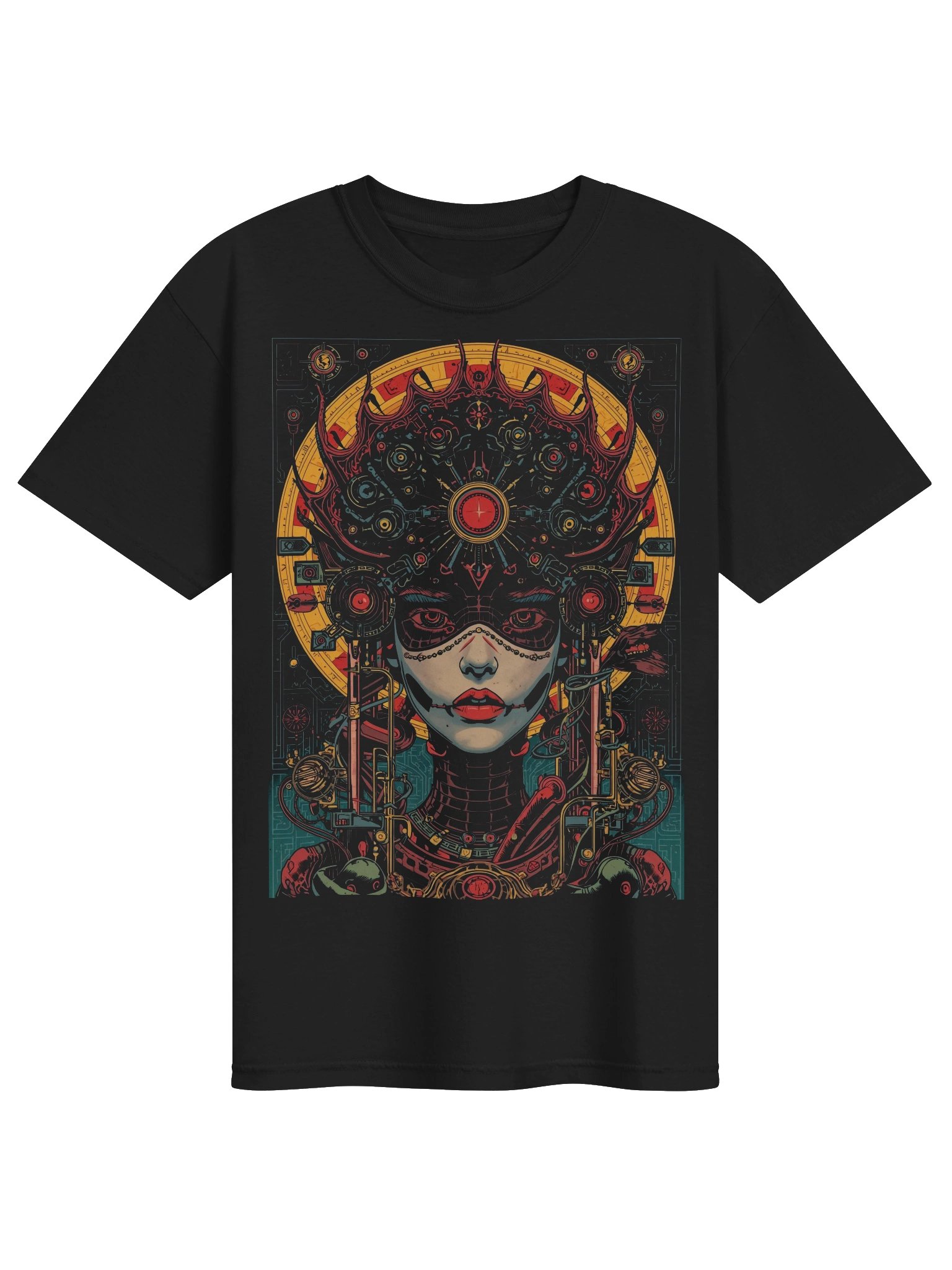 Cyber Oracle Retro-Futurist Heavyweight T-Shirt product image (1)