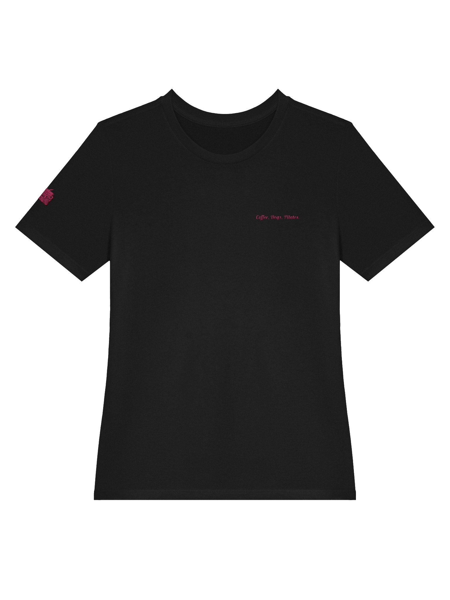 The "Legal Vices" Coffee. Dogs. Pilates. Embroidered Relaxed Tee product image (3)