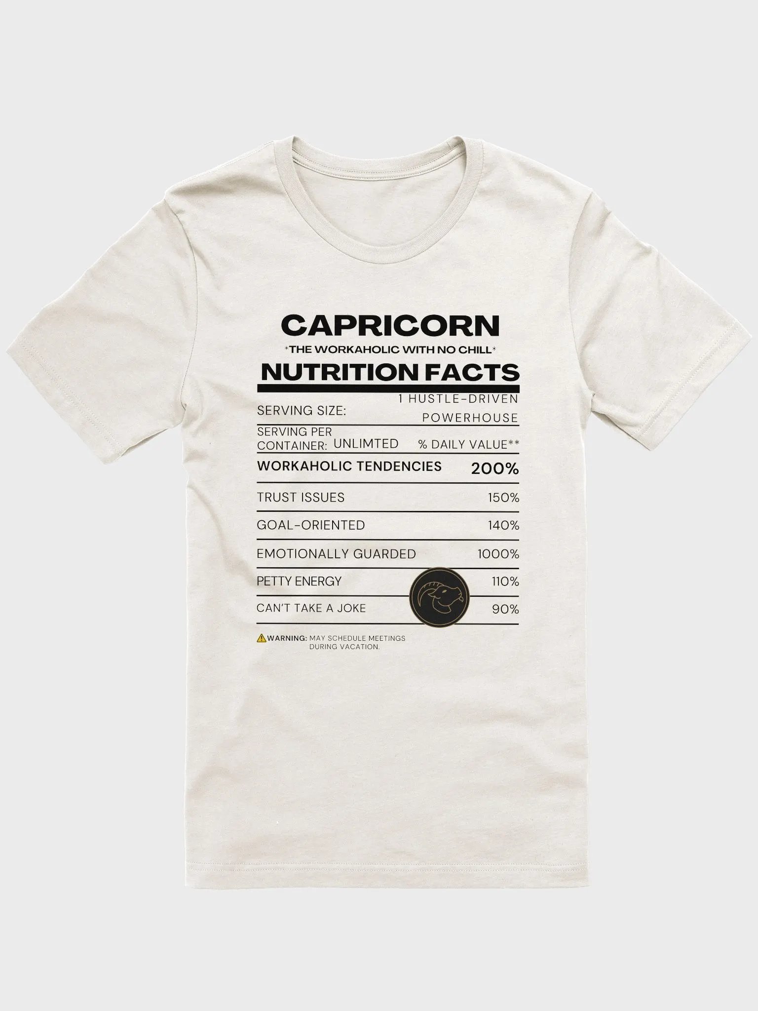 CAPRICORN- Nutrition Facts product image (2)