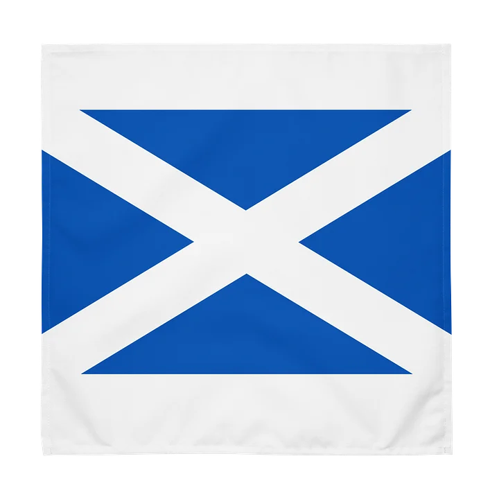 Scottish Saltire Cloth Napkin Set (4) product image (1)