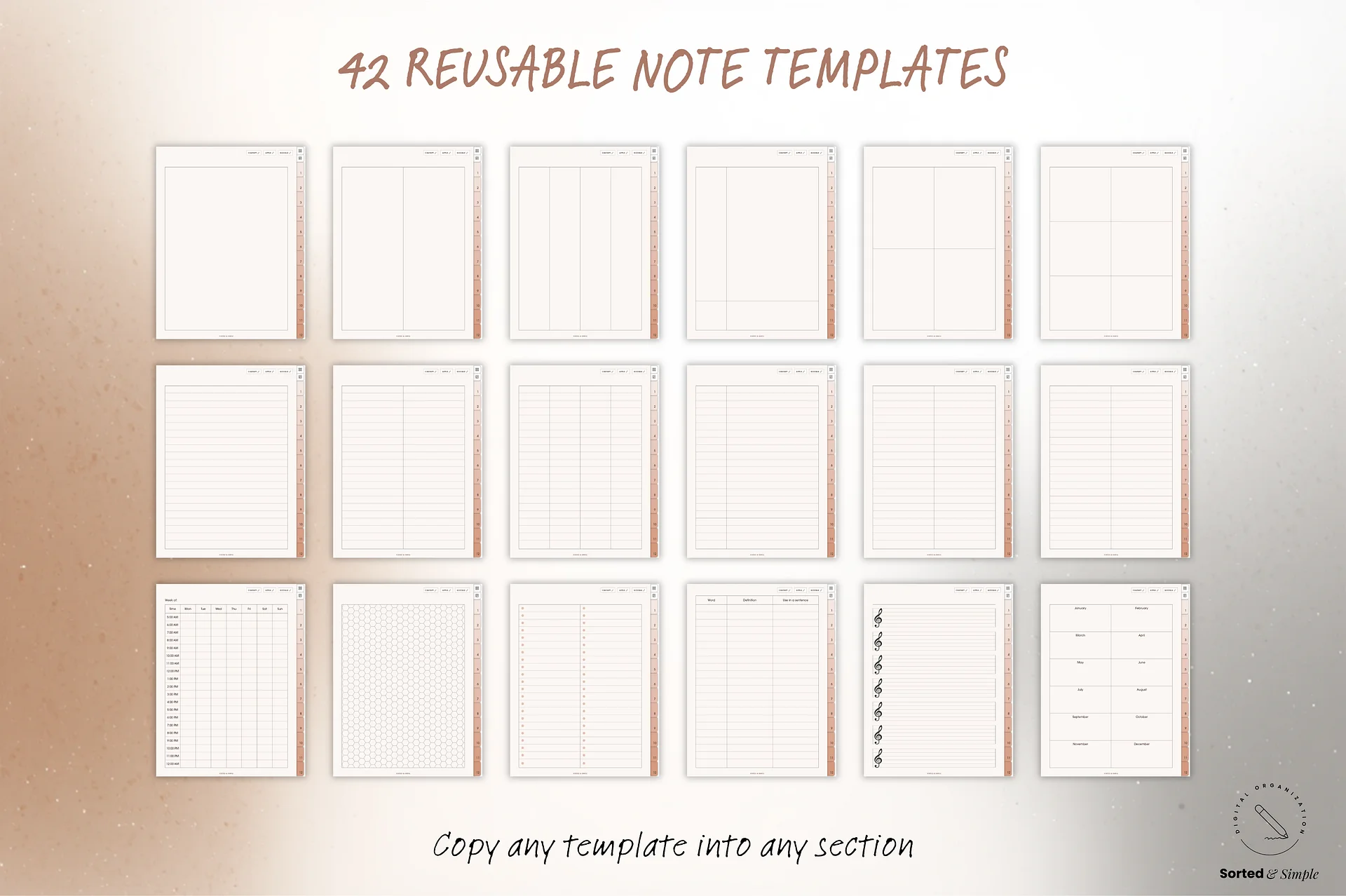 Smart Digital Notebook - Terracotta Orange product image (8)