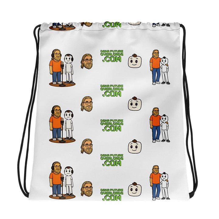 Dear Future Overlords Drawstring Bag product image (1)