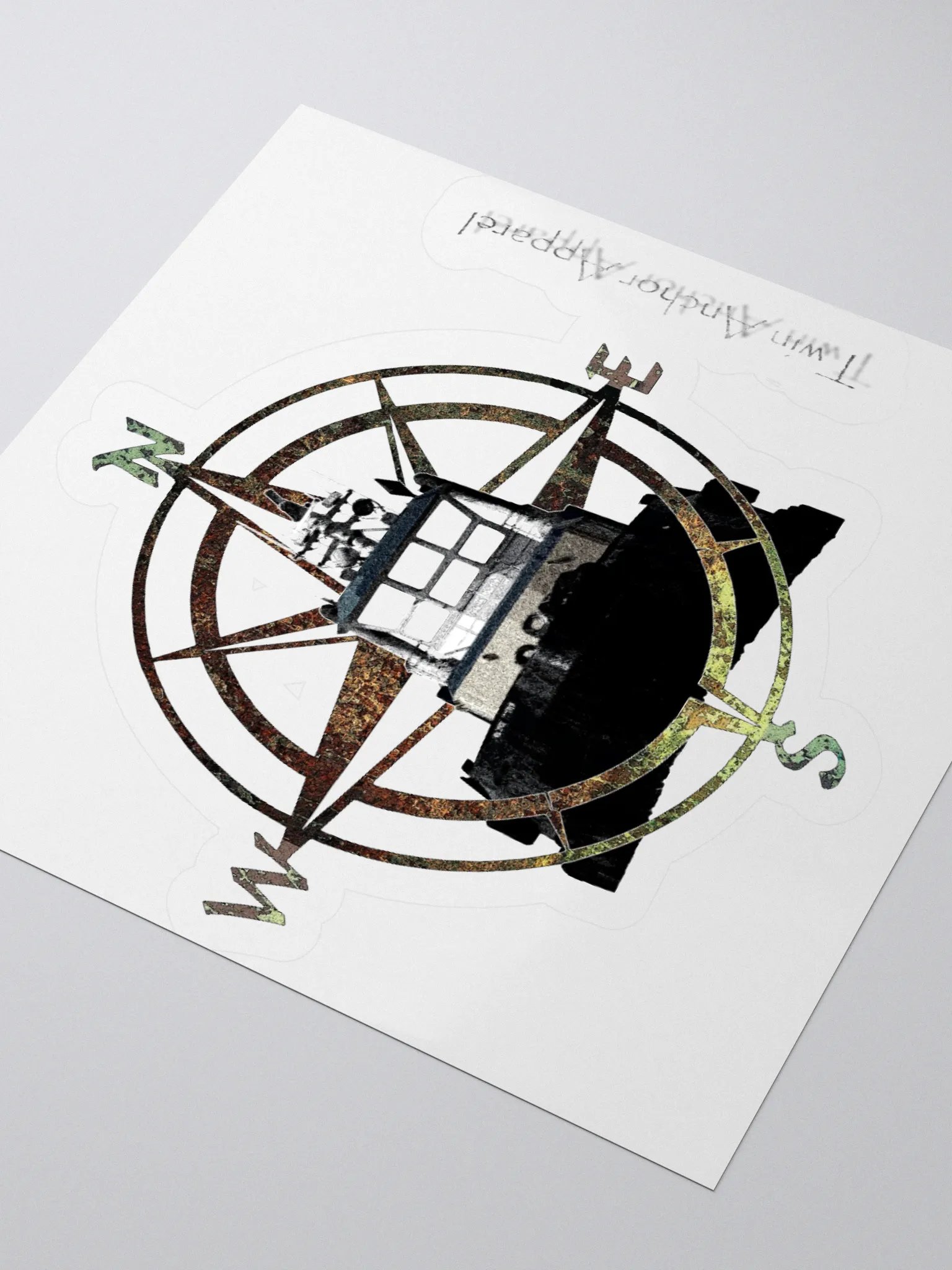 Compass Rose Pacific Titan Kiss Cut Stickers product image (10)