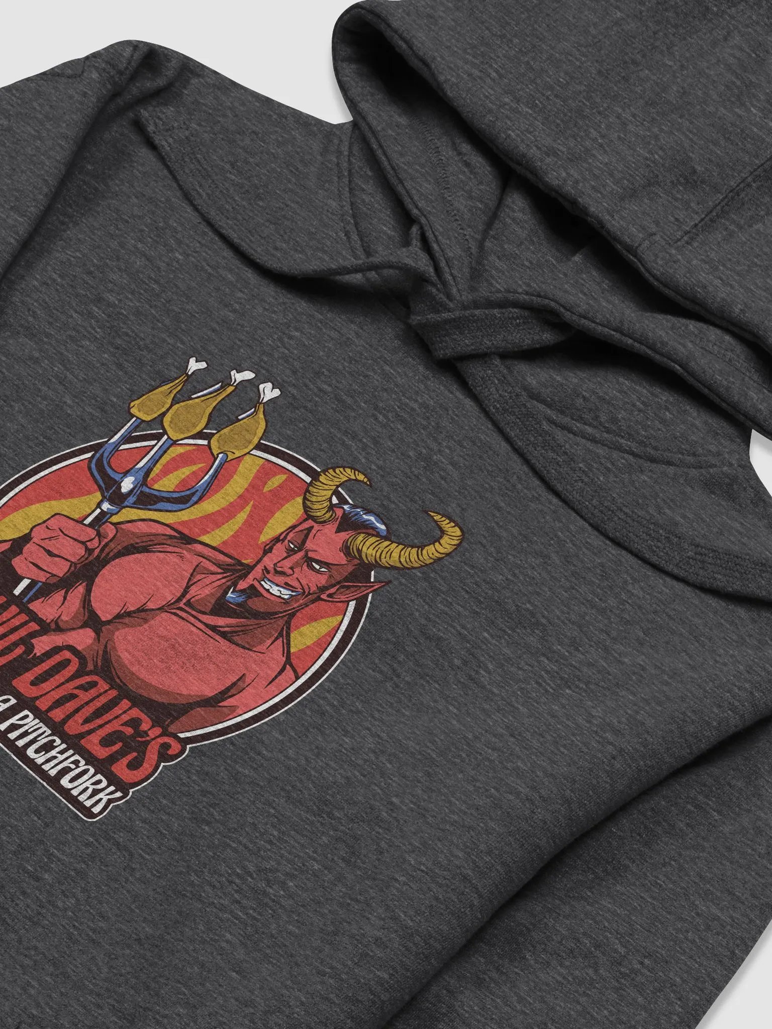 Devil Dave's Chicken on a Pitchfork Hoodie product image (3)