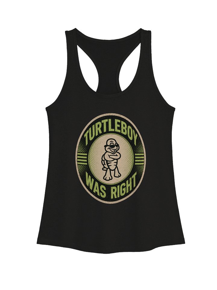Turtleboy was Right Oval - Womens Racerback Tank product image (19)