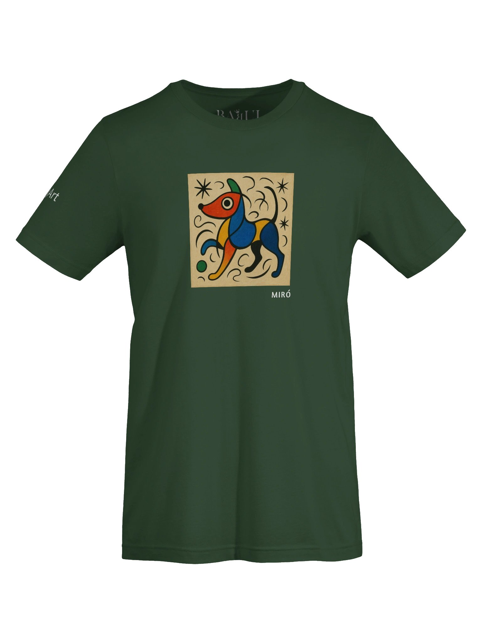 DOGART Unisex Jersey Dog T-Shirt - MIRÓ - Iconic Painting Reimagined with Dogs product image (5)
