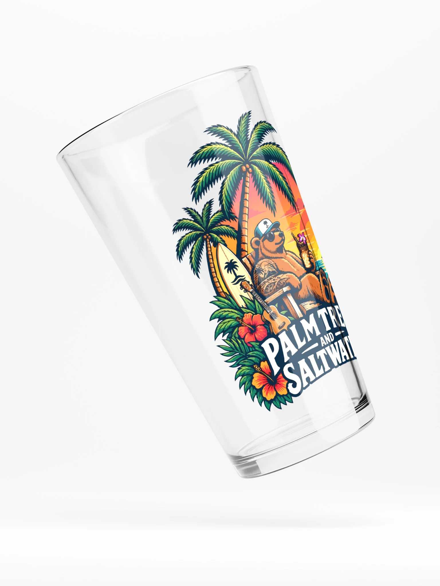 The Mai Tai Bear Pint Glass product image (4)
