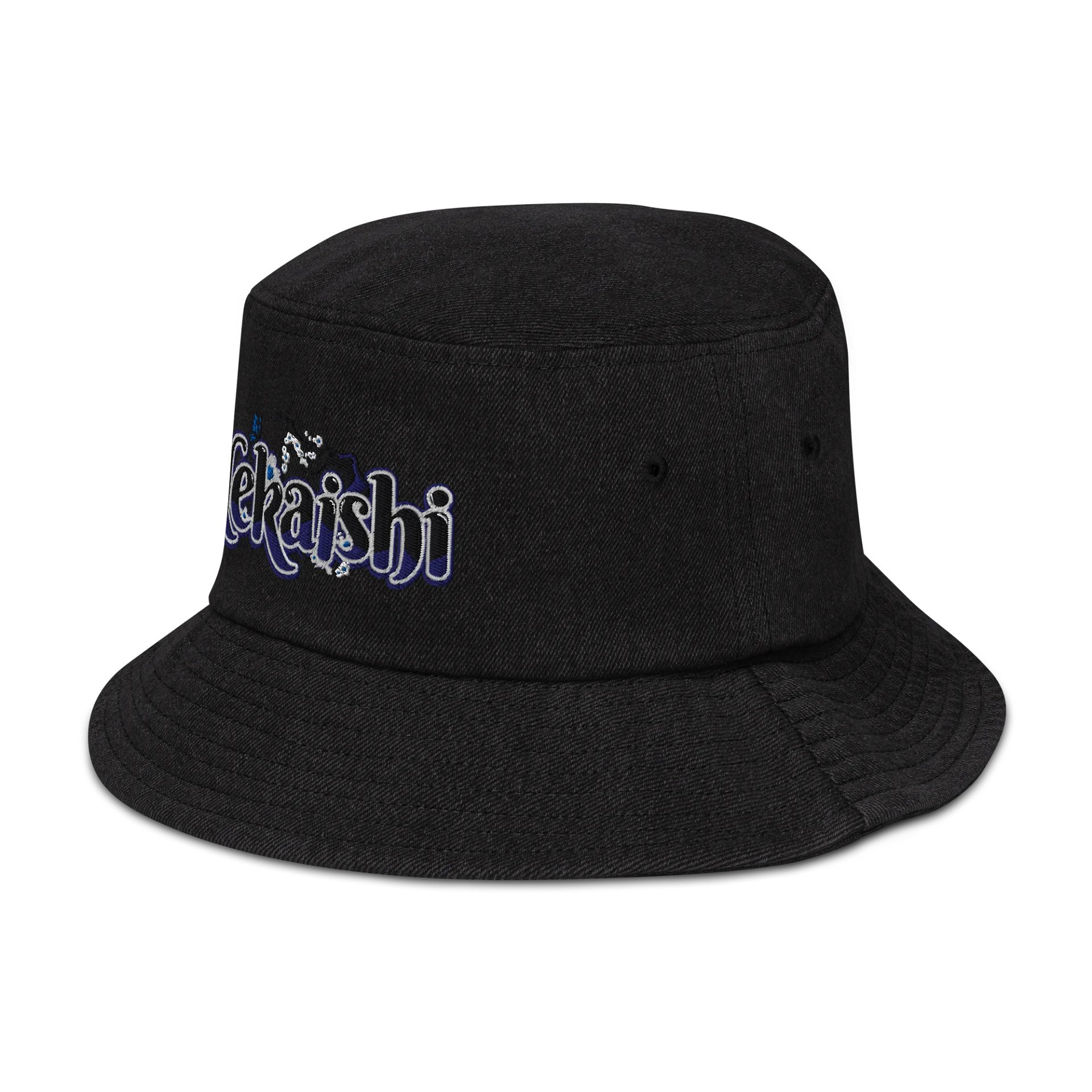Denim Bucket Hat - Embroidered | Dark Logo product image (4)