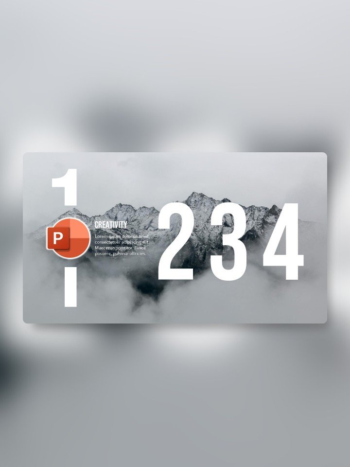 A Creative Split Number PowerPoint Animation Effect product image (1)
