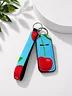 Cherry Lip Balm Keychain Holder