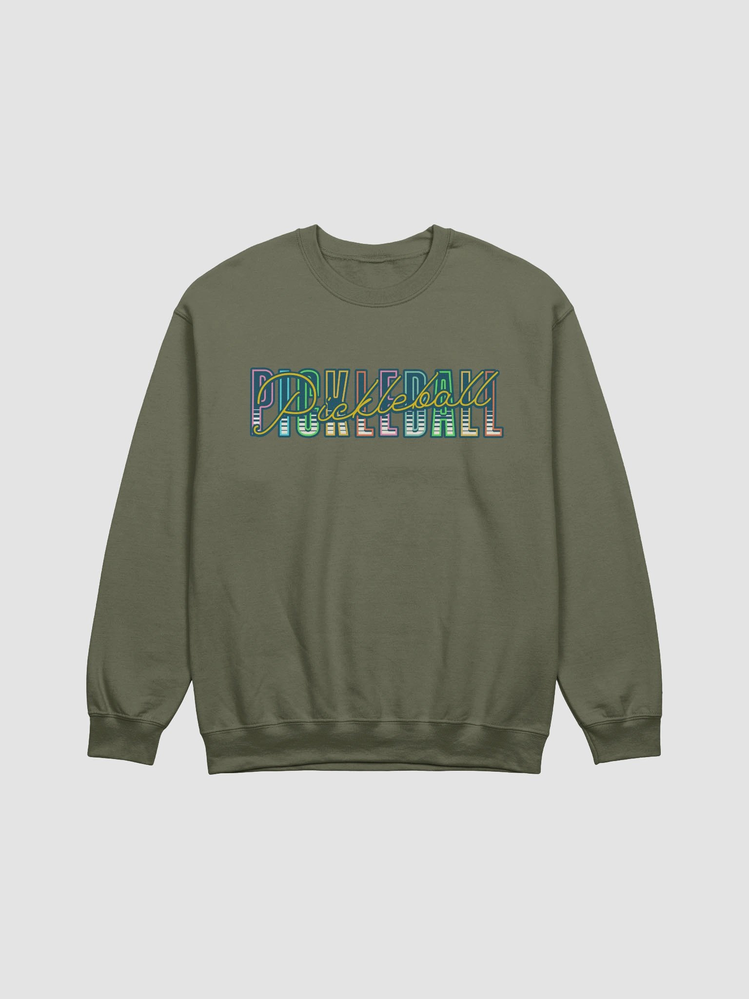 Pickleball Pickleball Vibrant Script Sweatshirt product image (7)