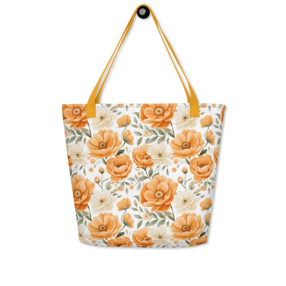 Just Peachy Floral Tote Bag product image (2)