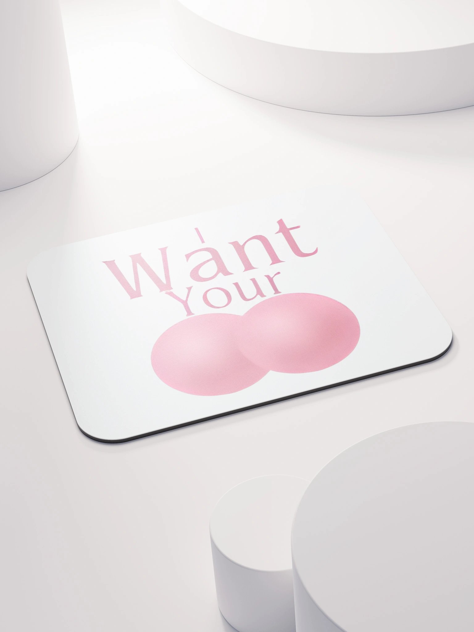 Whimsical Pink Mouse Pad product image (4)