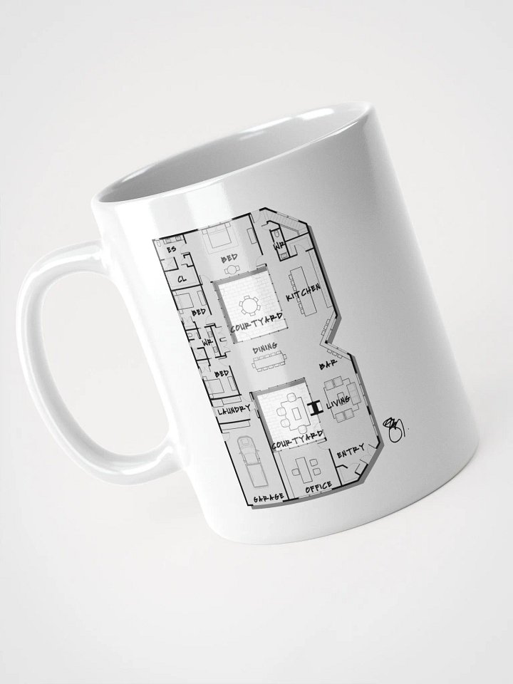 Alphabet Floor Plan Mug - B product image (2)