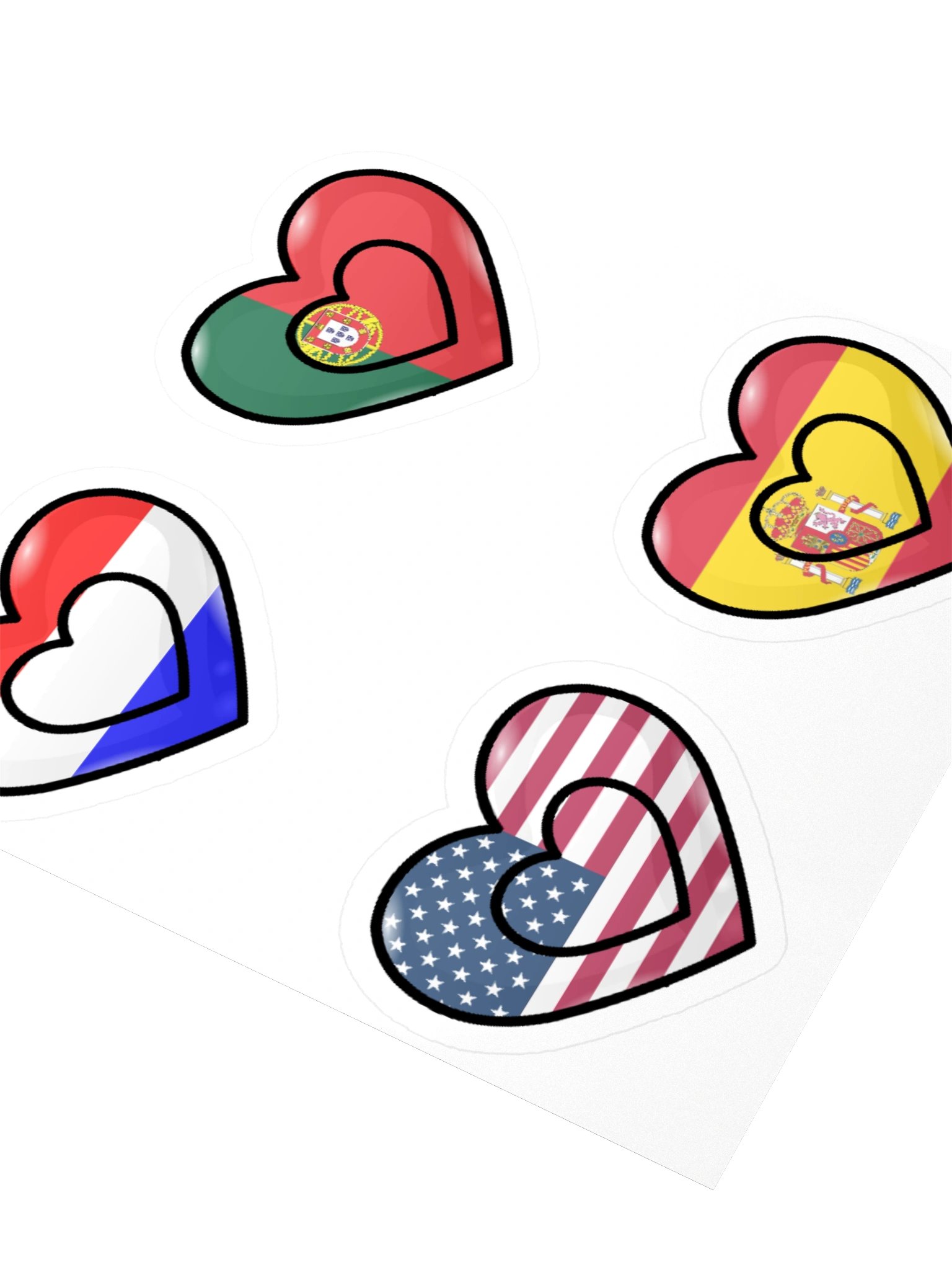 Stickes Heart Flags product image (9)
