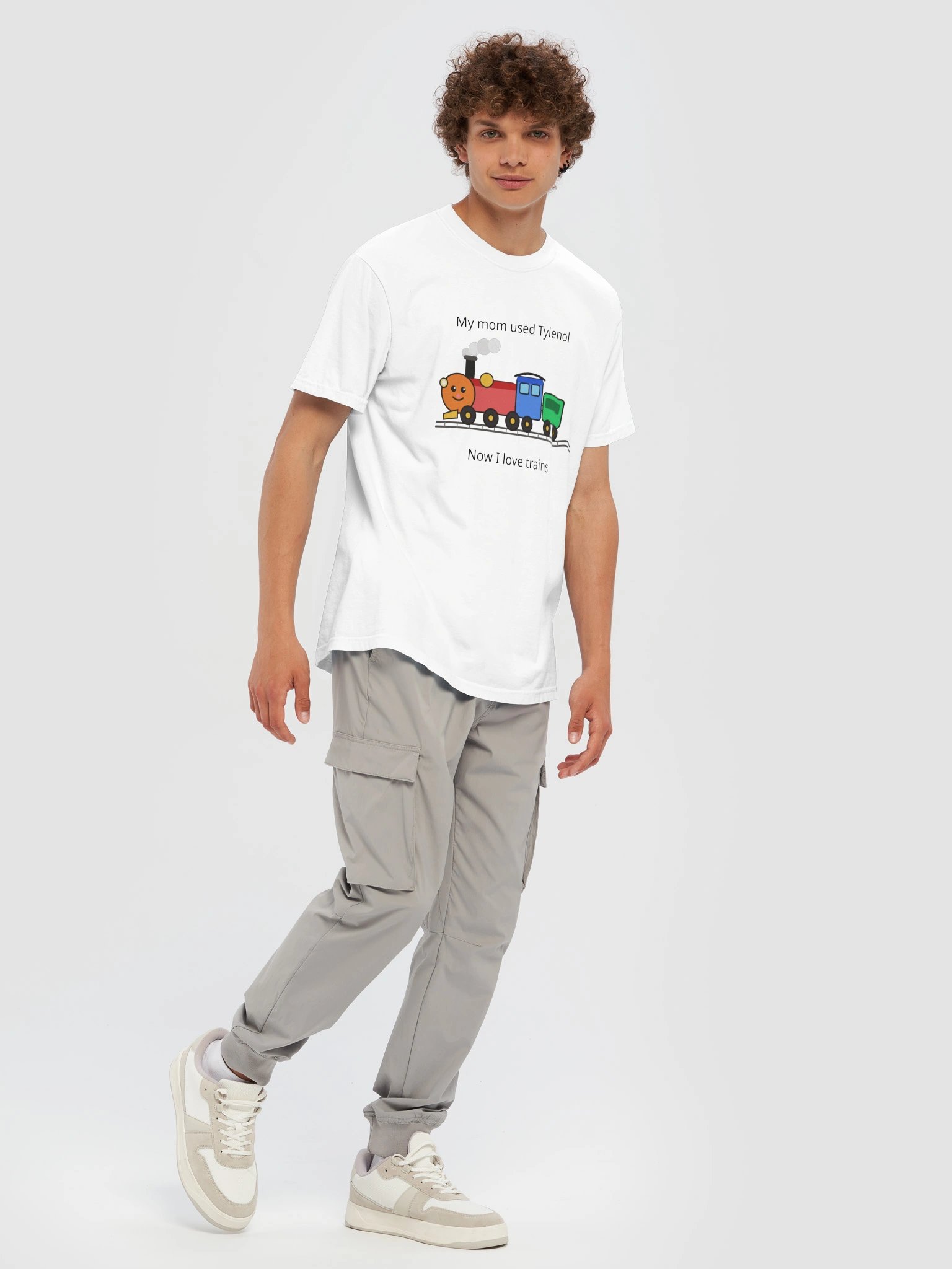Adult Cartoon Train T-Shirt product image (7)