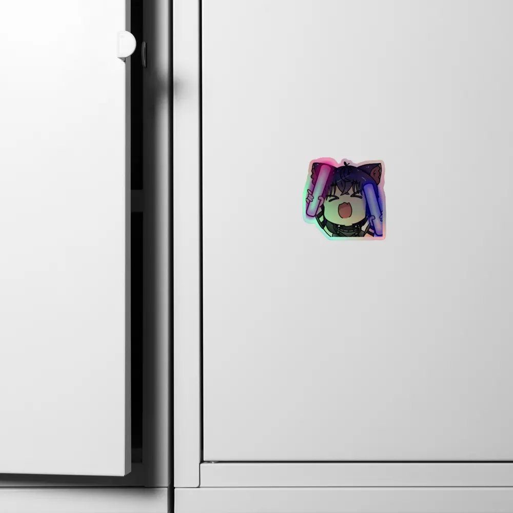 Rave Knight Holographic Sticker product image (4)