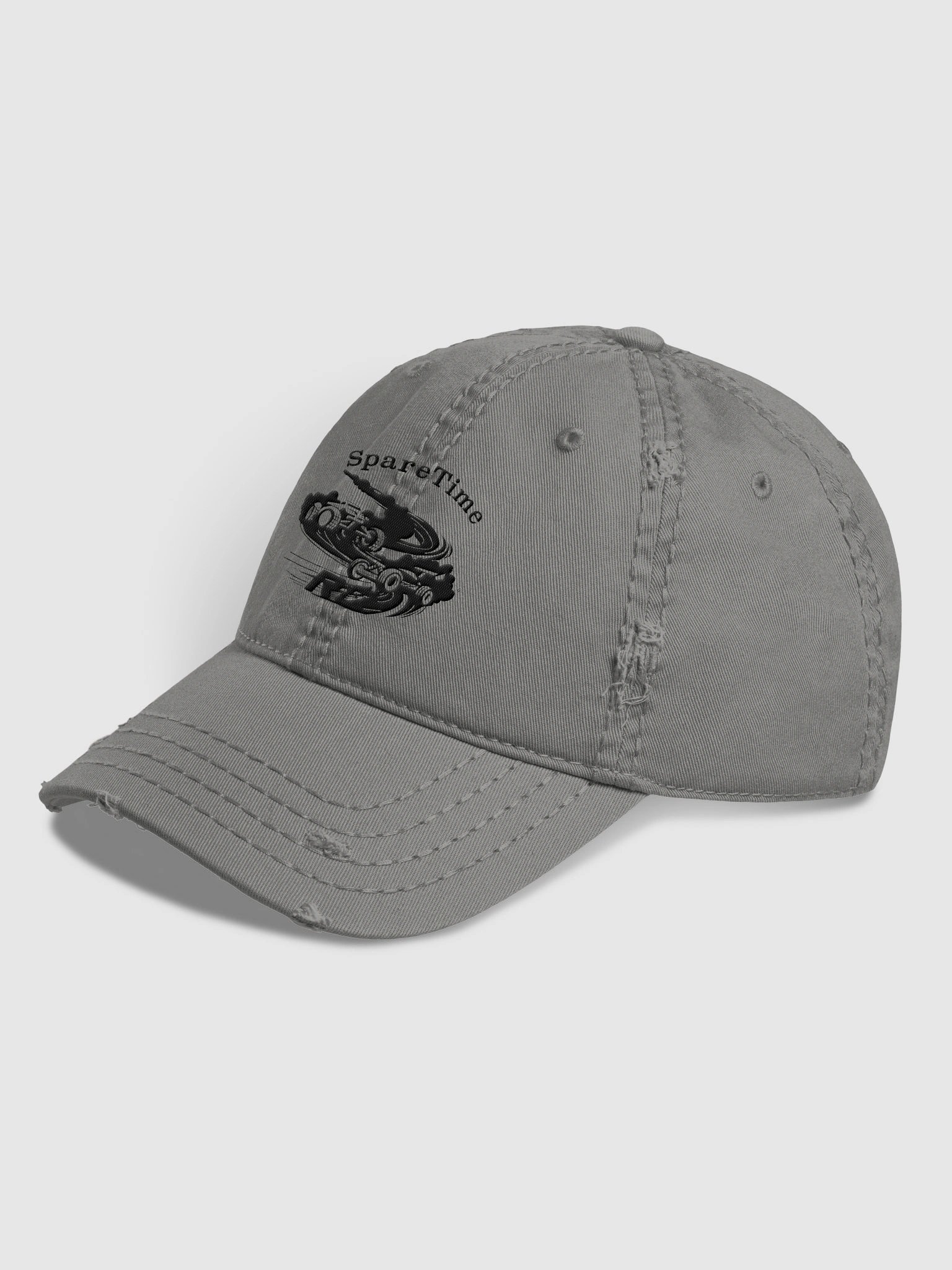 Shadowed Edge Distressed Dad Hat product image (3)