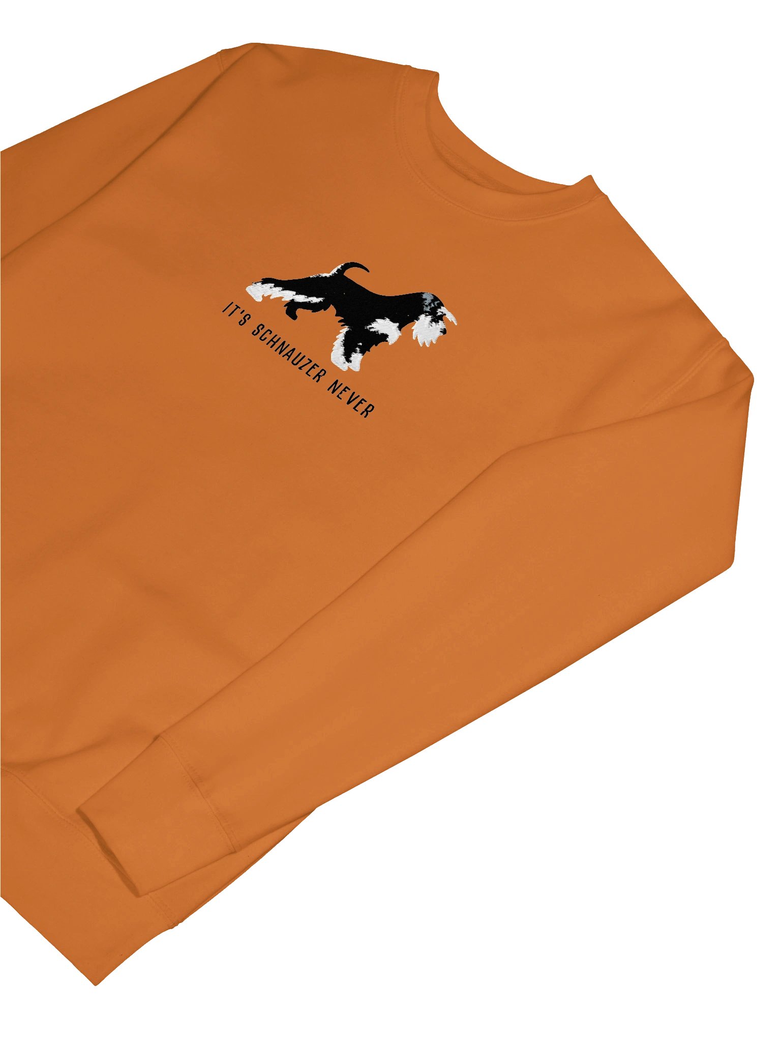 It's Schnauzer Never Sweatshirt (Embroidered) of a Miniature Schnauzer(Black and Silver) product image (37)