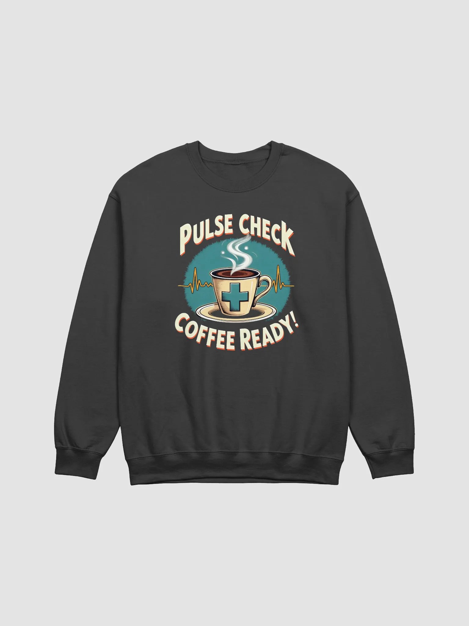 Pulse Check Coffee Crewneck Sweatshirt product image (1)