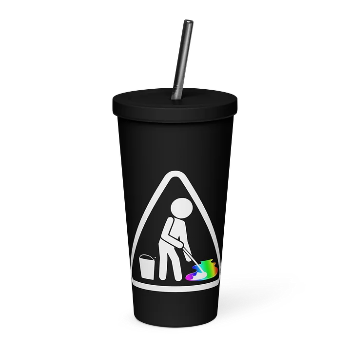 Rainbow Spill Tumbler With Straw product image (1)