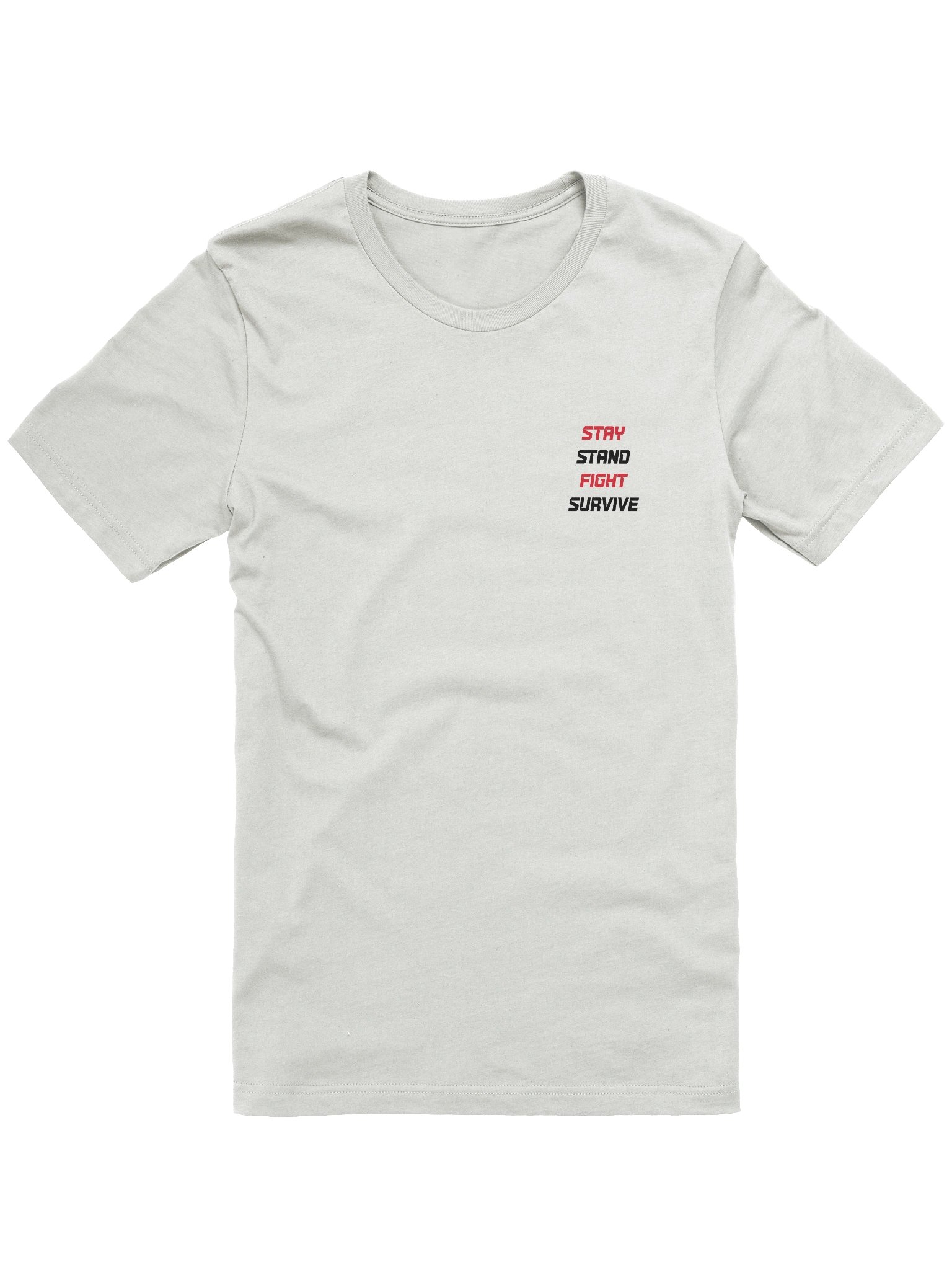 dont red line white tee product image (5)