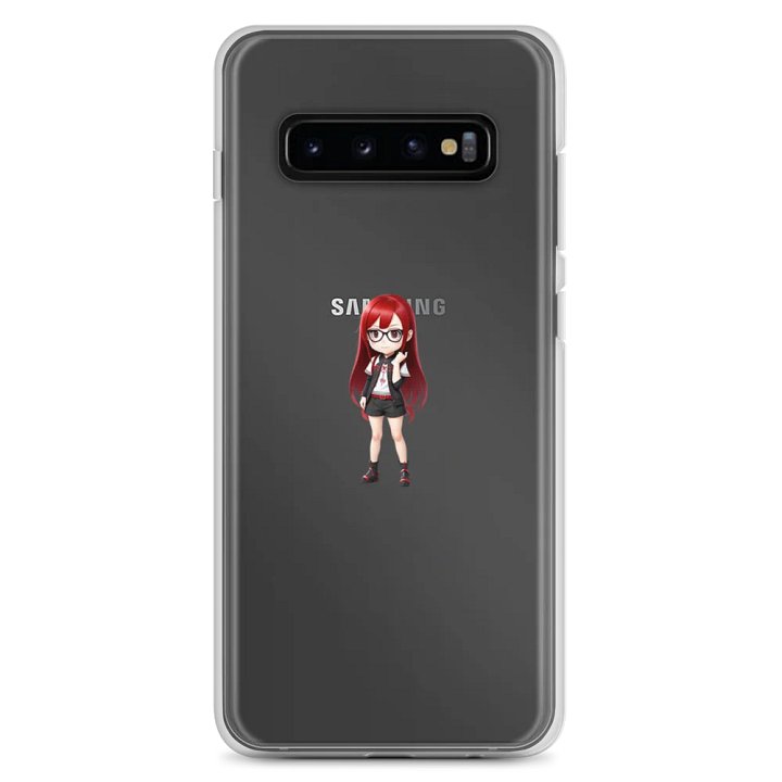 (RED WAIFU) K Clear Case for Samsung product image (1)