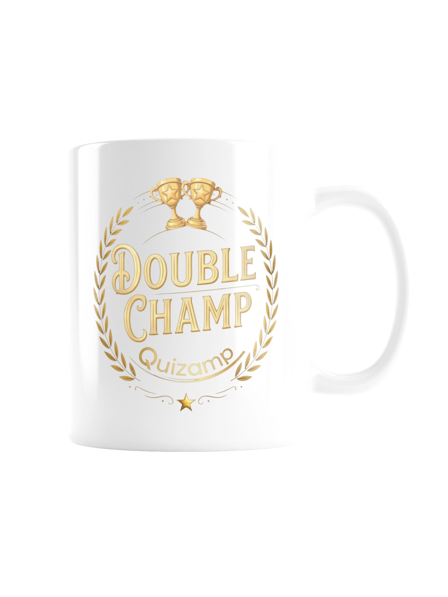 "Double Champ" Quizamp Mug - White (11oz) product image (3)