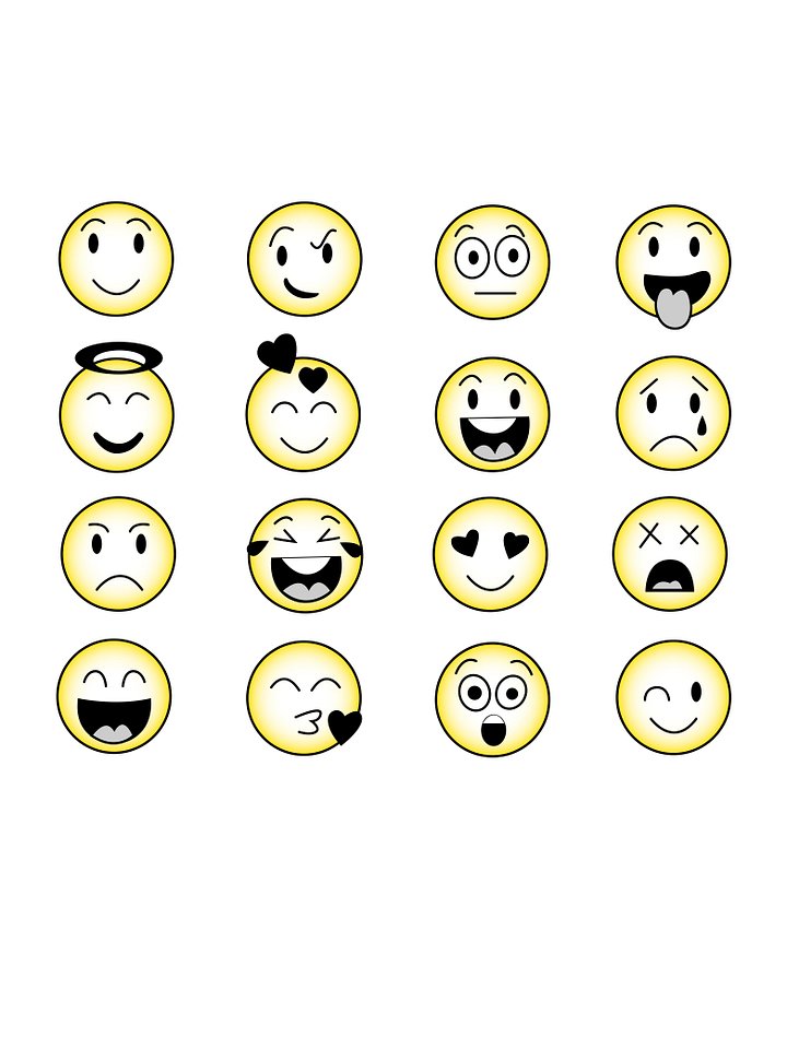 16 Emoji SVG, Emoticon SVG, Emoji Face, Emoji clipart, Emoji cut file, vector, Printable Emoji Bundle ,Silhouette SVG, Emoji shirt, Editable product image (2)