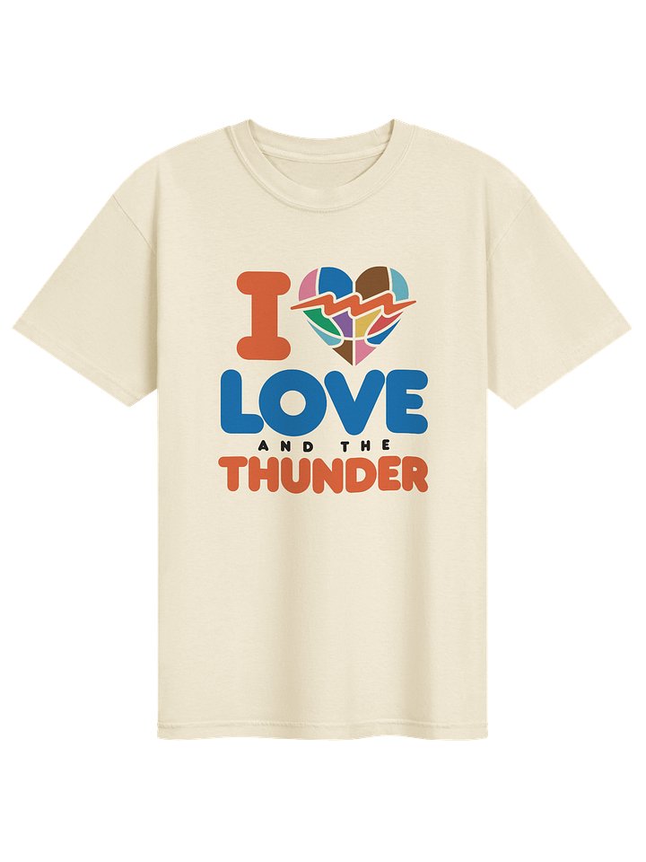 I Love Love and the Thunder Pride Tee product image (1)