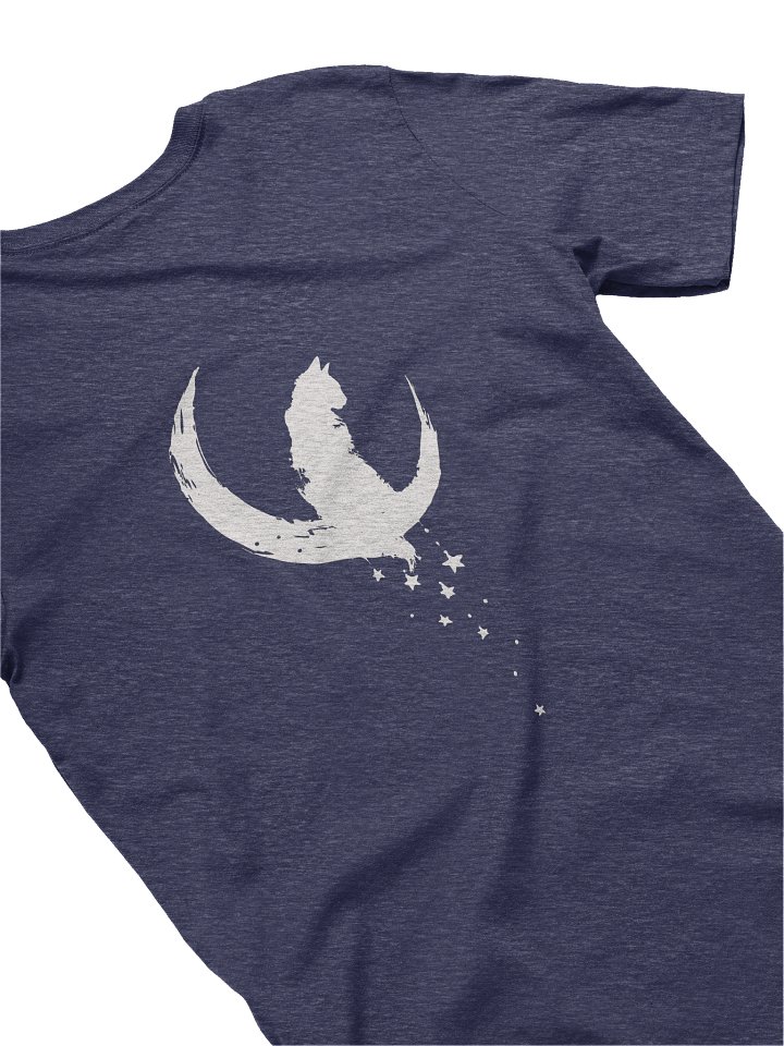 Shhh. The Moon Cat — Double Sided Tee product image (1)