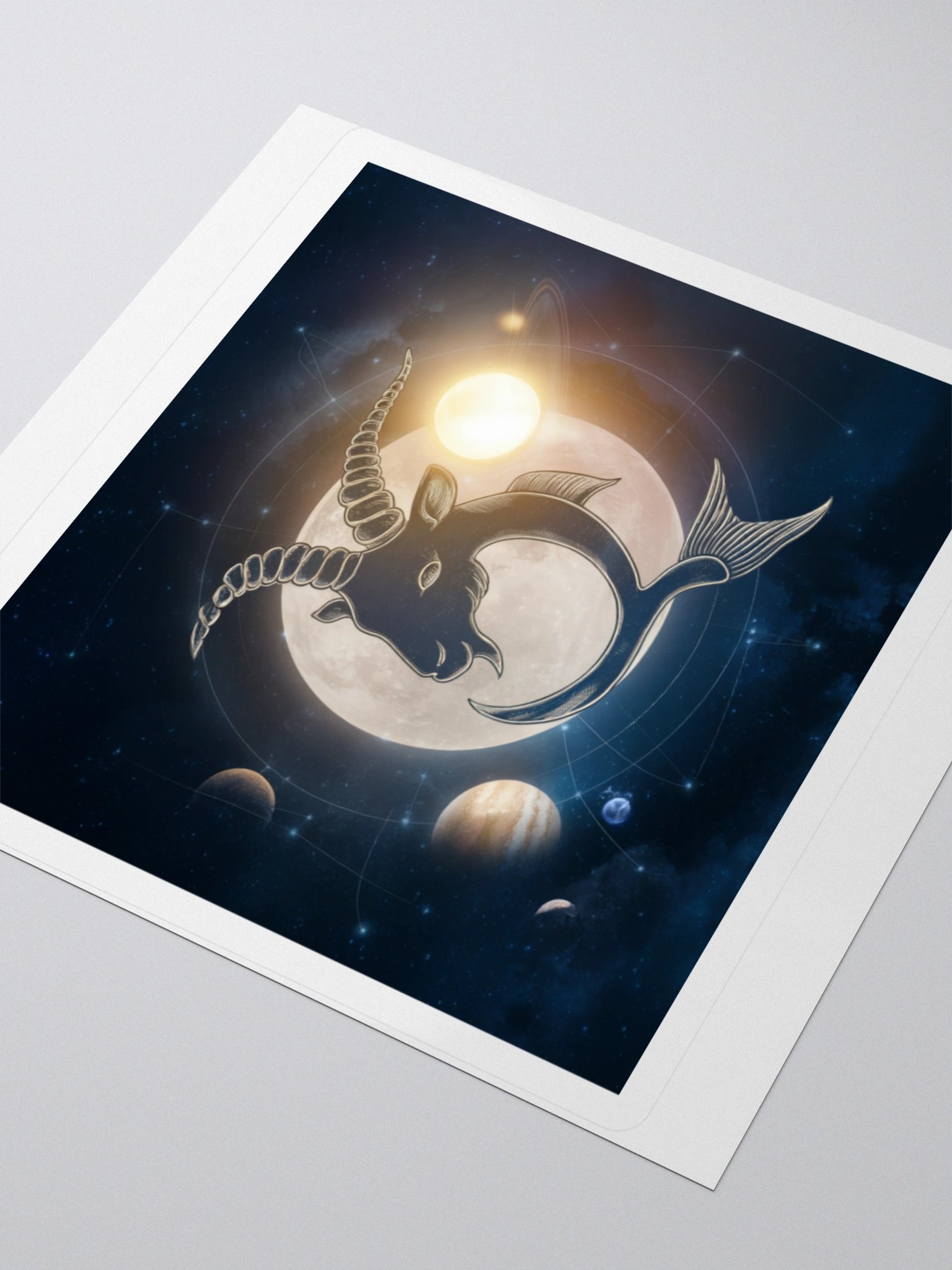 Capricorn Celestial Sign Sticker product image (8)