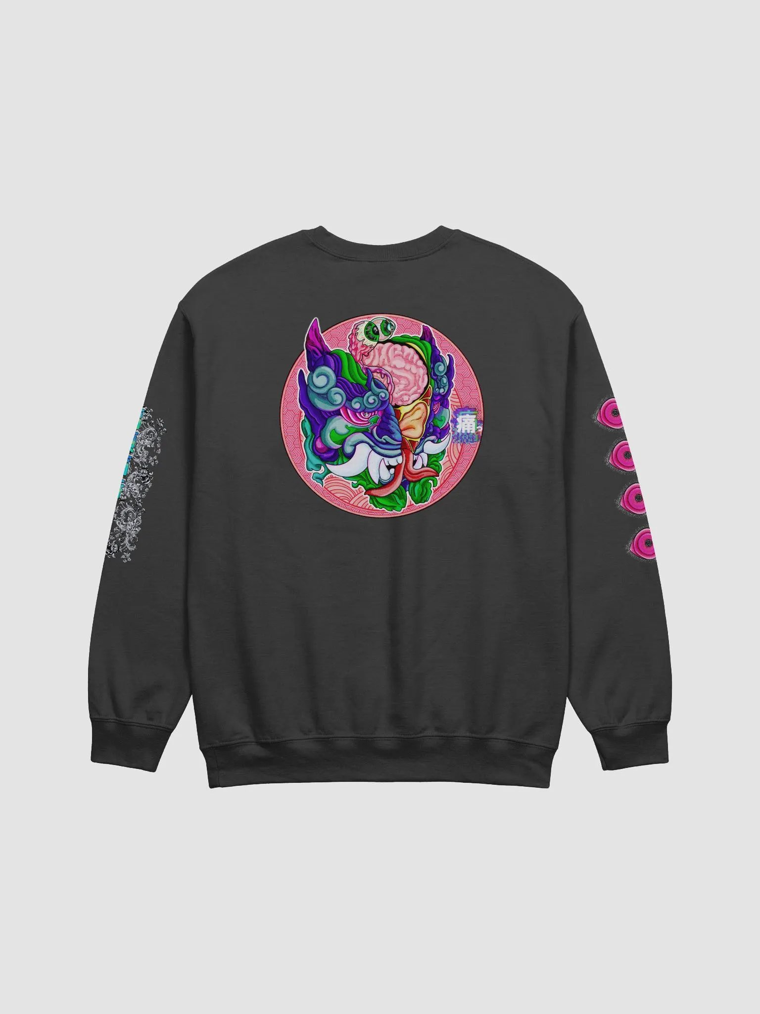 Yokai Migraine: Gildan Classic Crewneck Sweatshirt product image (2)