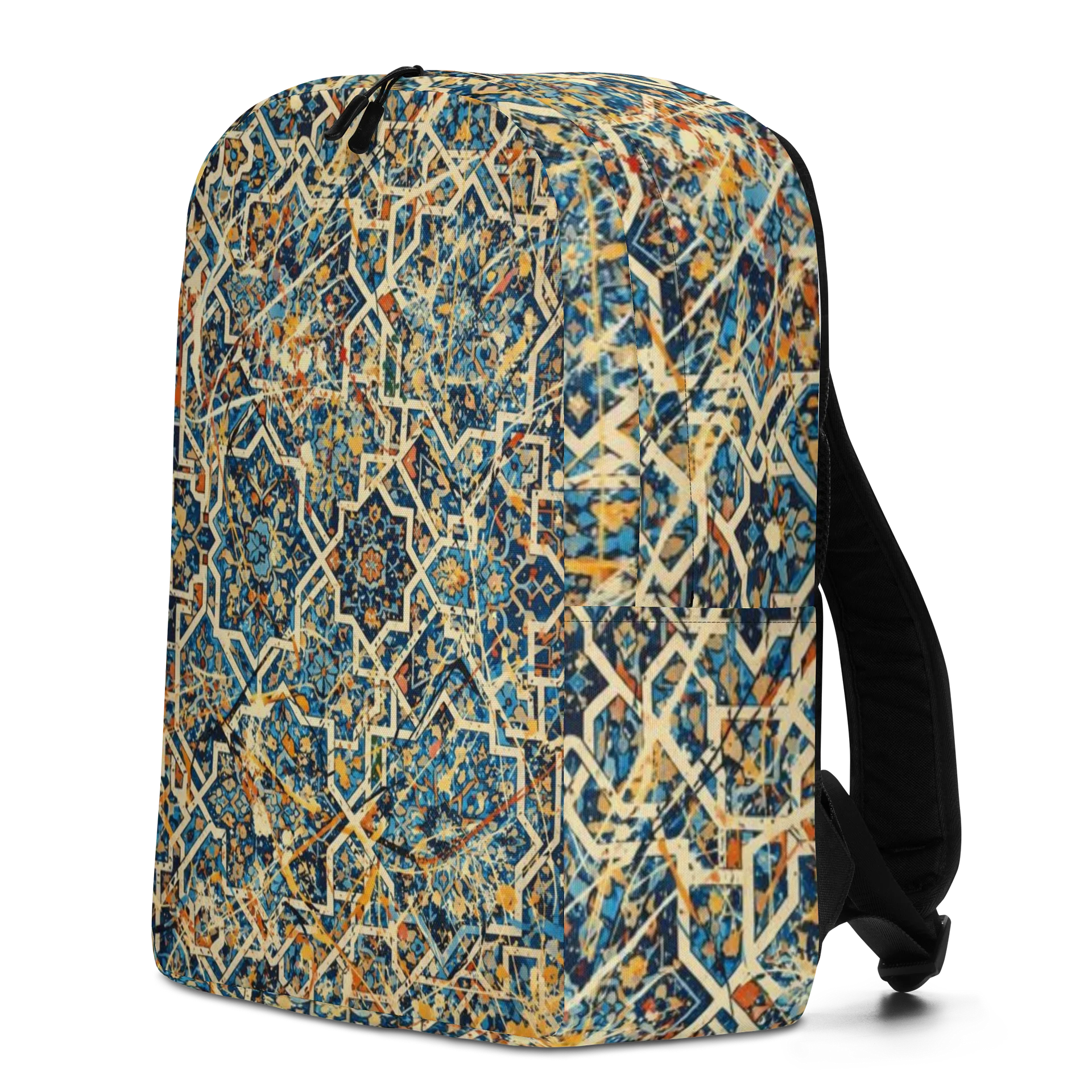 Geometric Floral Fusion Backpack product image (2)