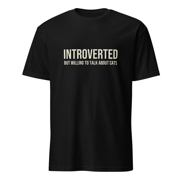 Introverted Cat Lover Tee product image (5)