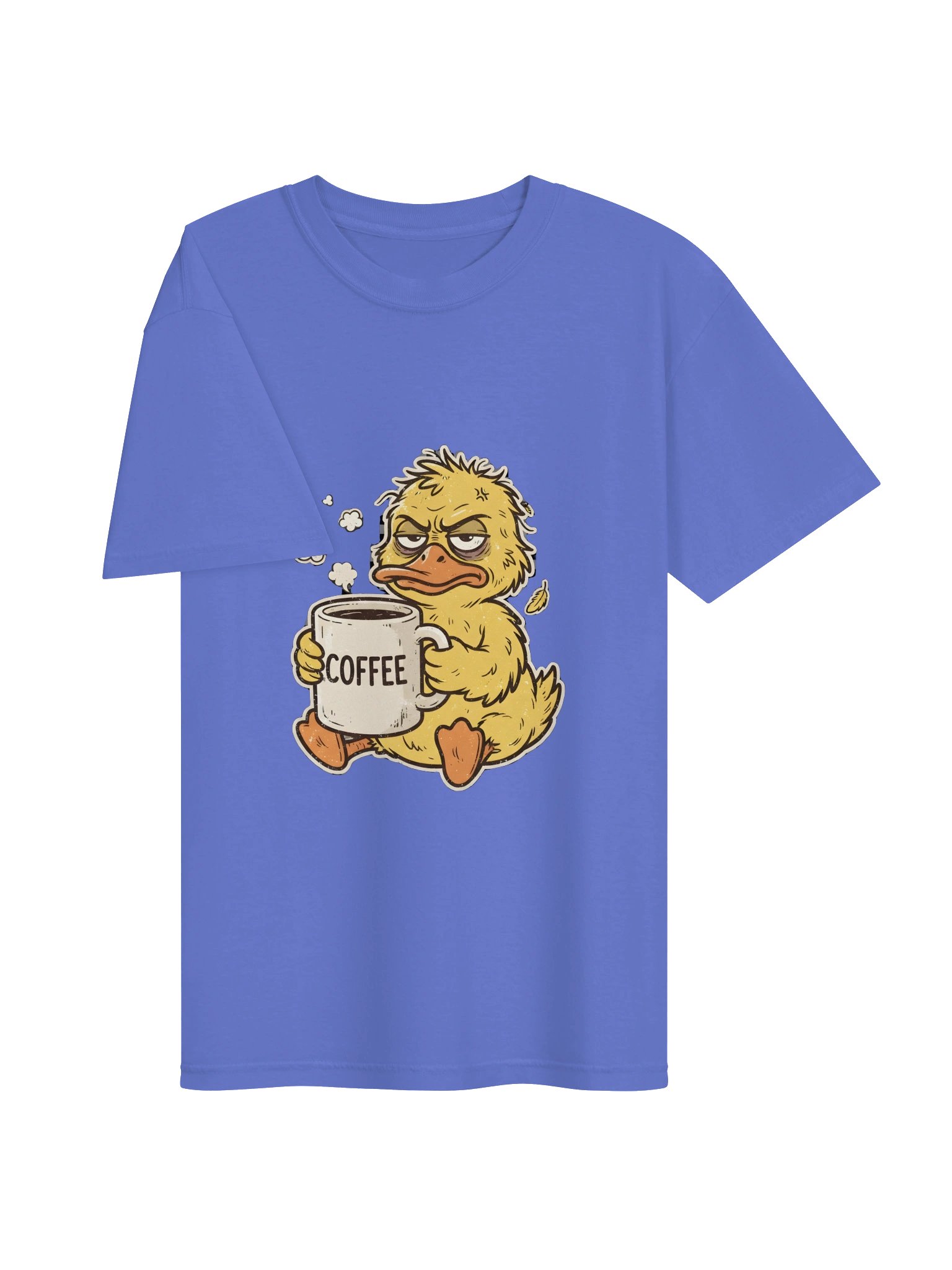 Grumpy Duck With Coffee Tee product image (3)