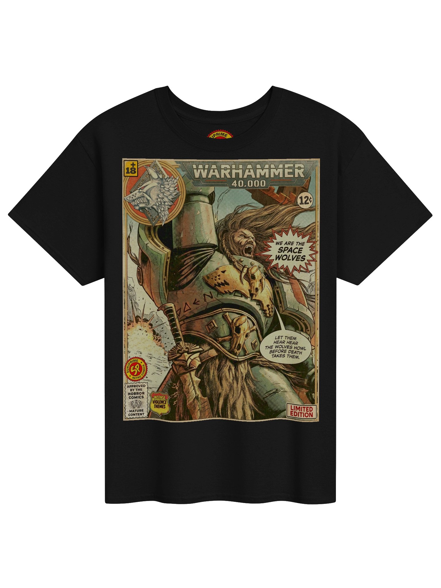 Space Wolves Comic Art T-Shirt product image (1)